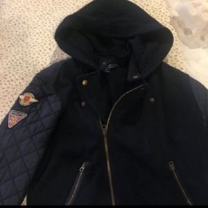 Polo Ralph Lauren hooded bomber jacket girls size 16